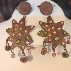 Bronze Star earings